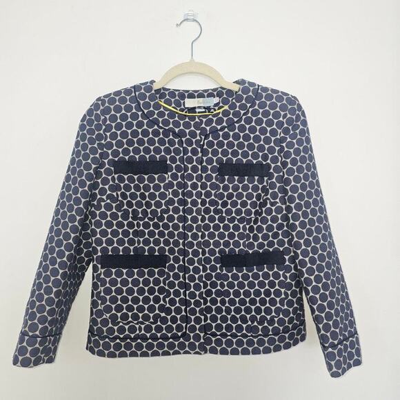 Boden Jackets & Blazers - Boden navy blue and white